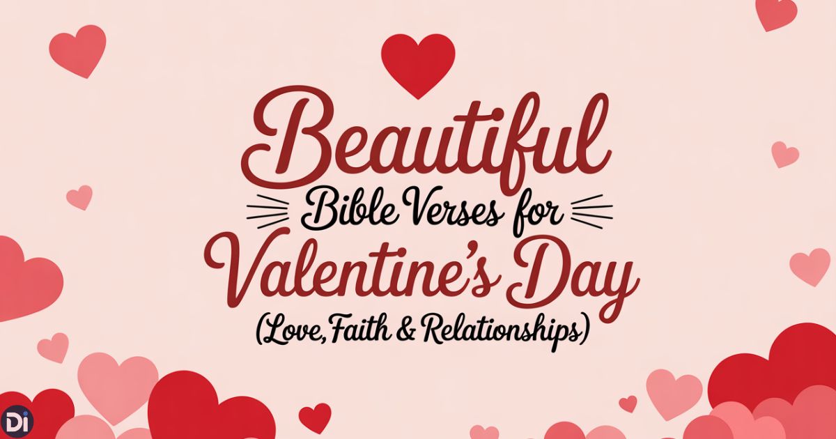 Beautiful Bible Verses for Valentine’s Day (Love, Faith & Relationships)