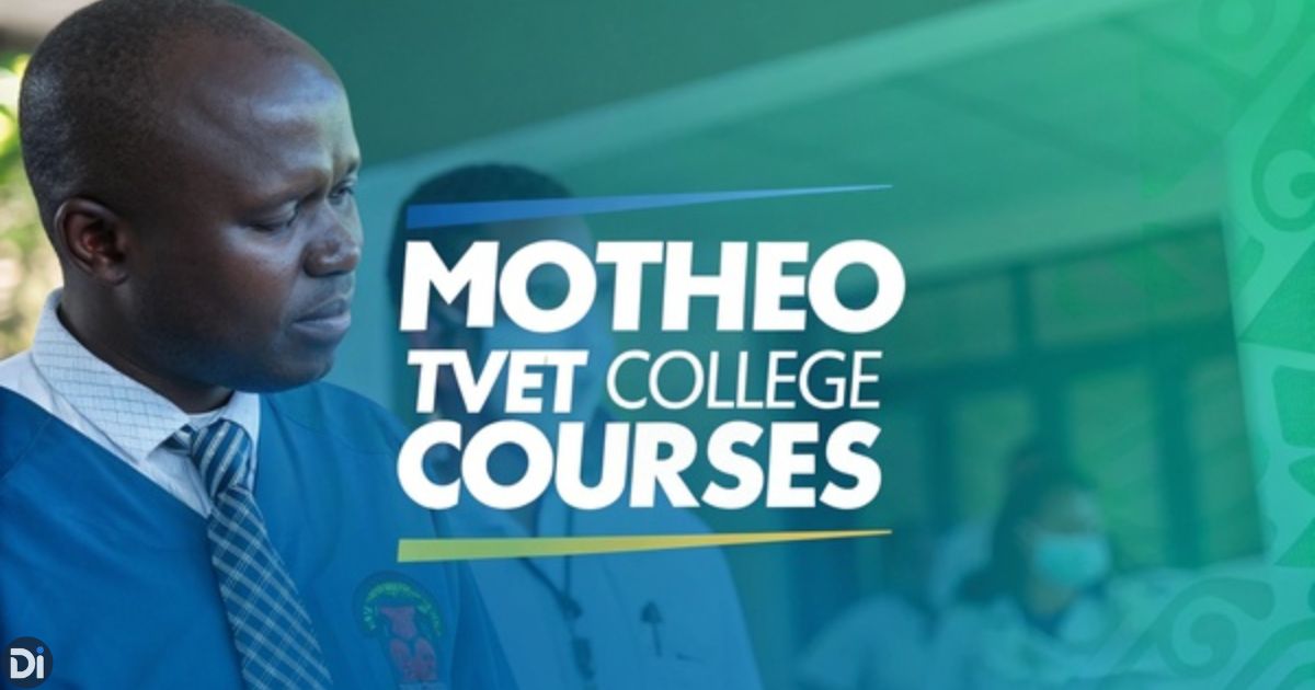 Courses & Programmes Offered at Motheo TVET College