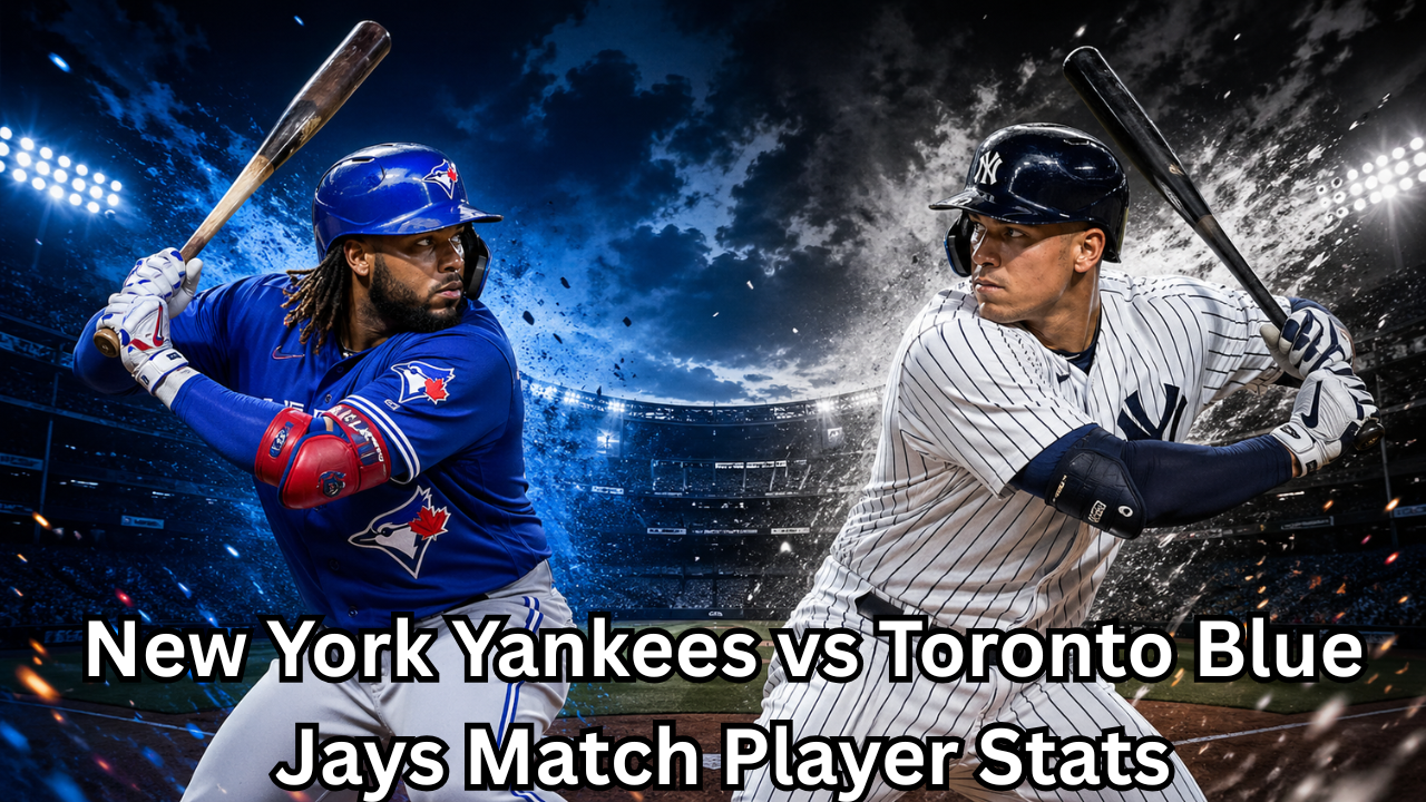 Toronto Blue Jays vs New York Yankees Match Player Stats