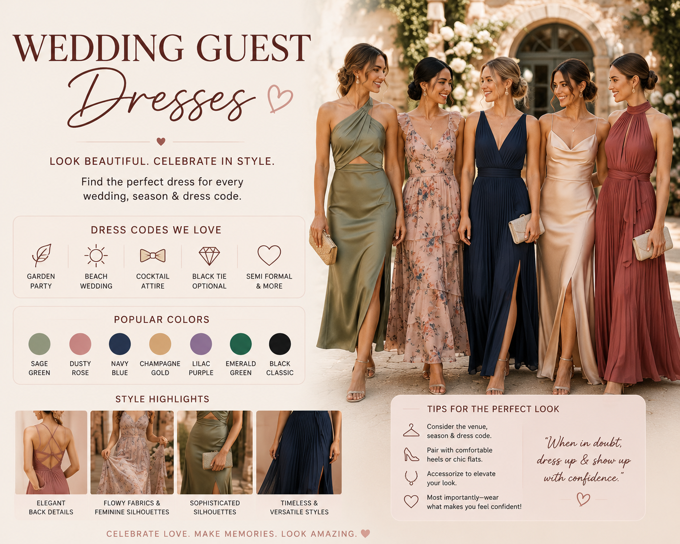 wedding guest dresses