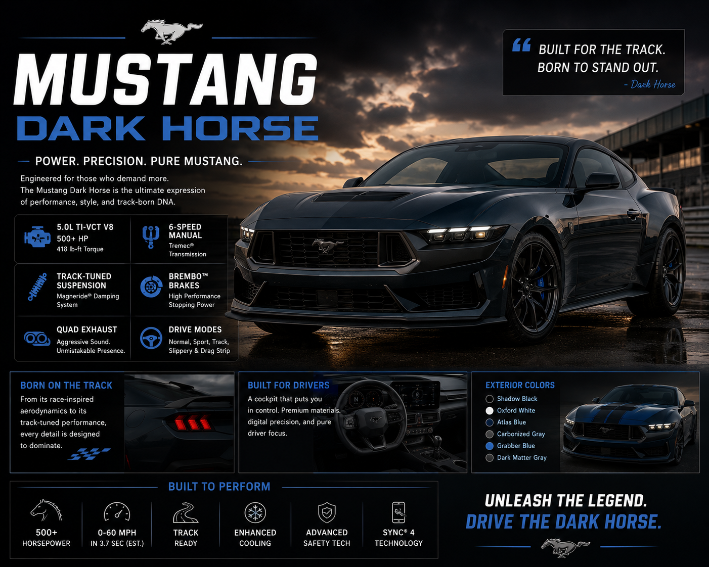 mustang dark horse