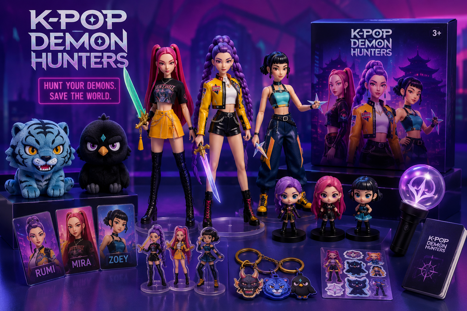 kpop demon hunters toys